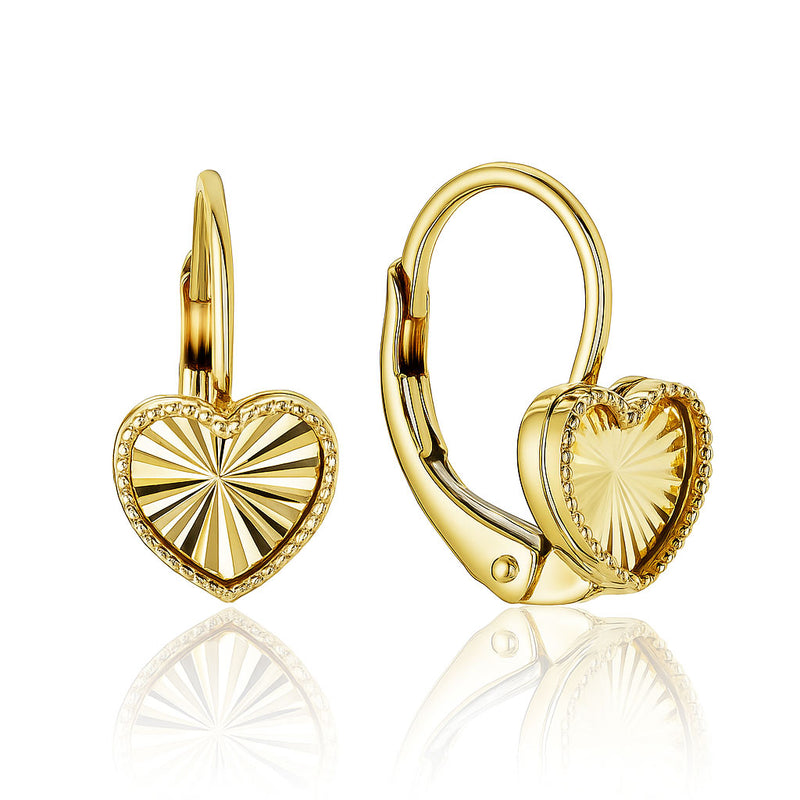 Gold earrings