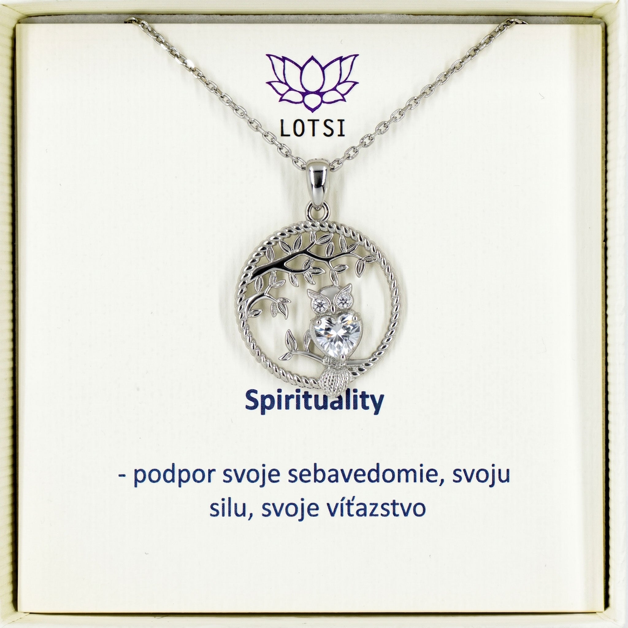 Spirituality Silver Chain