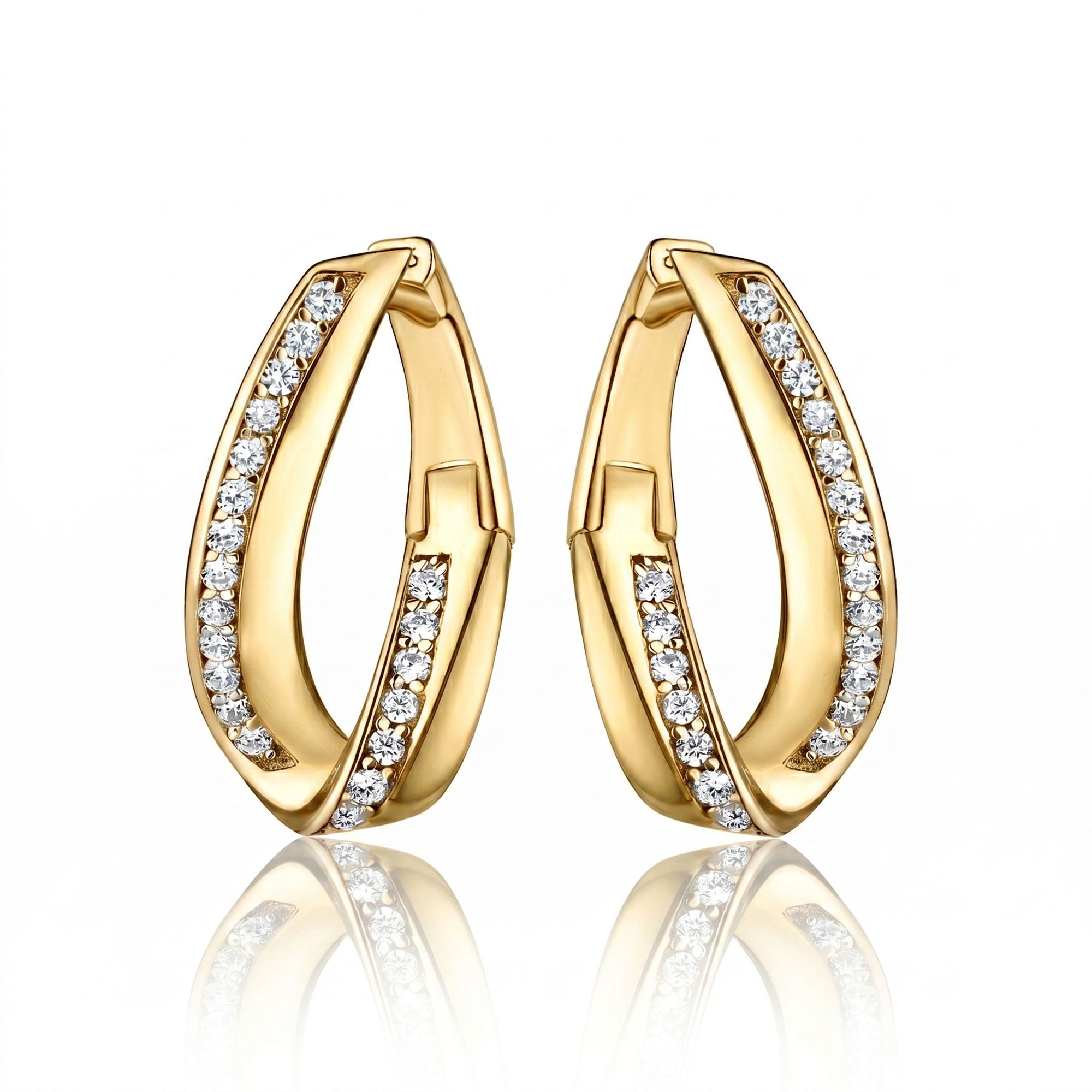 Silver earrings