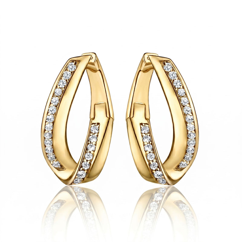 Silver earrings
