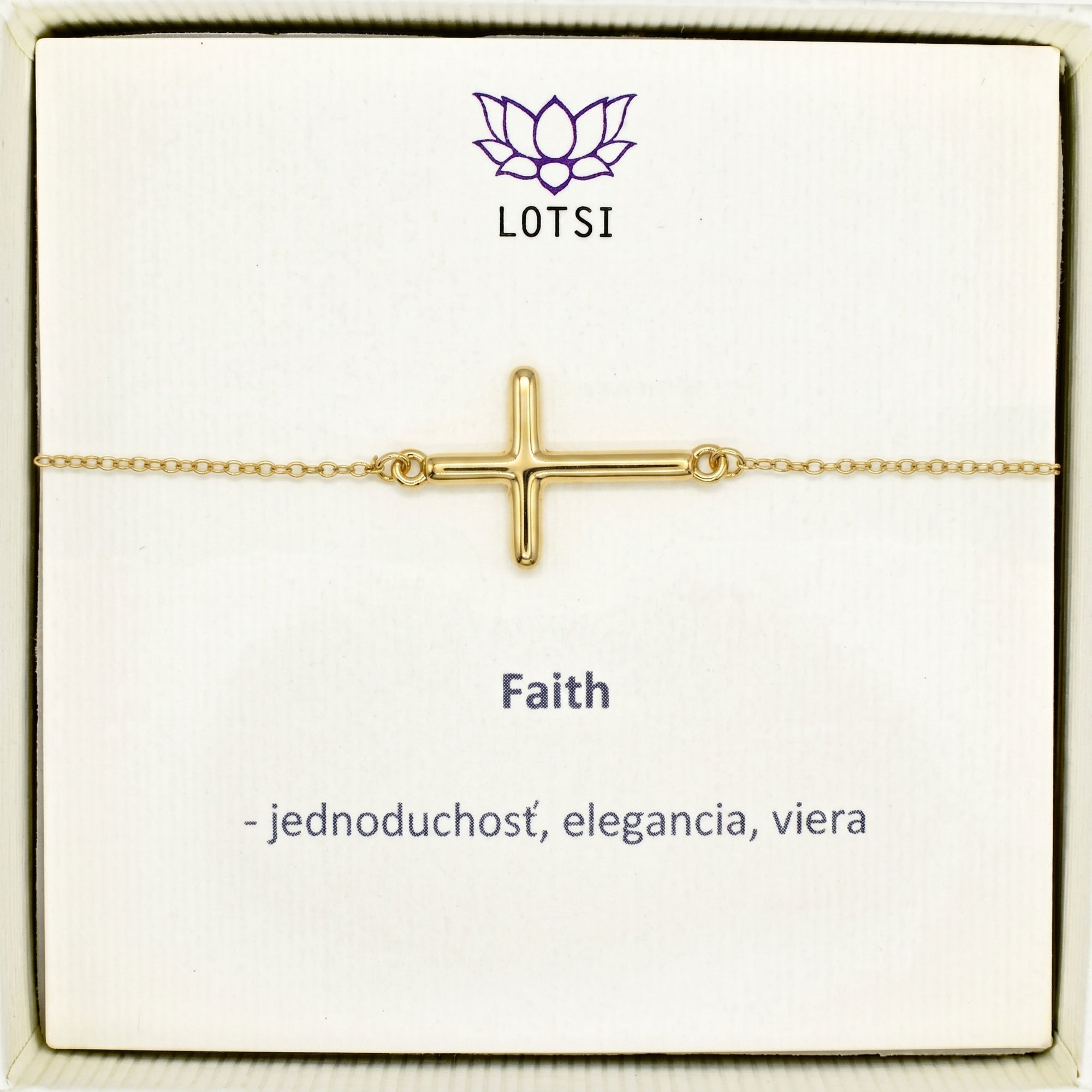 Silberarmband Faith