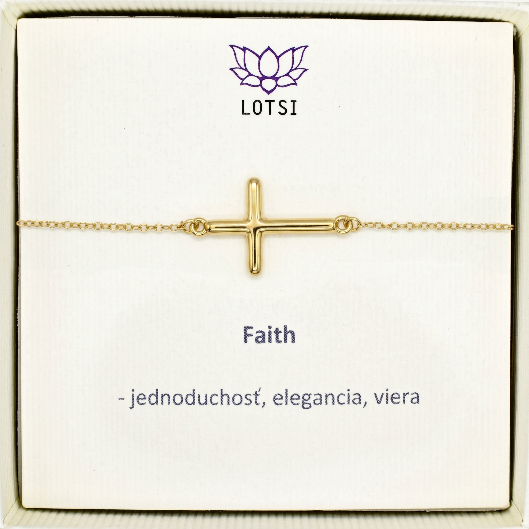 Silberarmband Faith