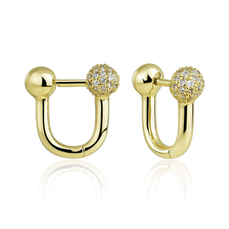 Silver earrings