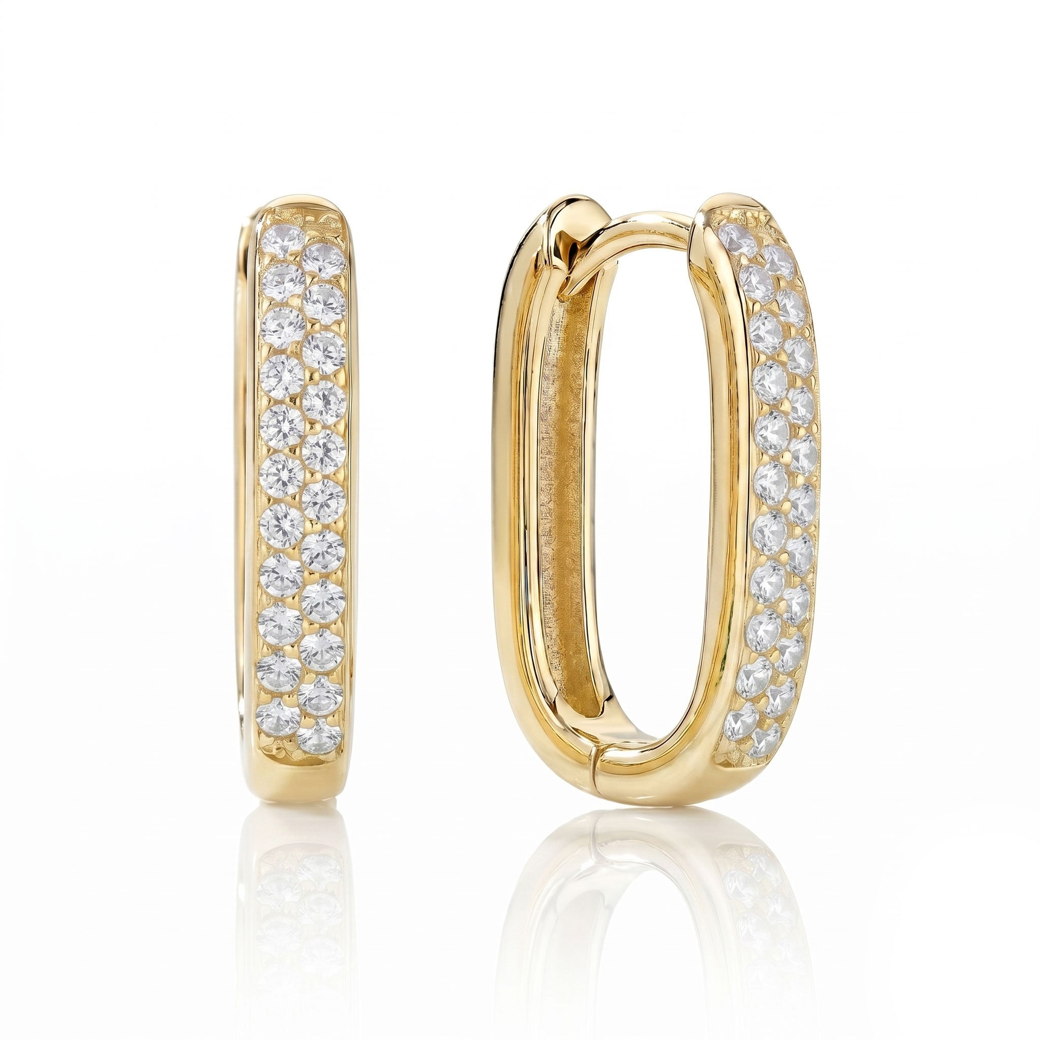 Silver earrings