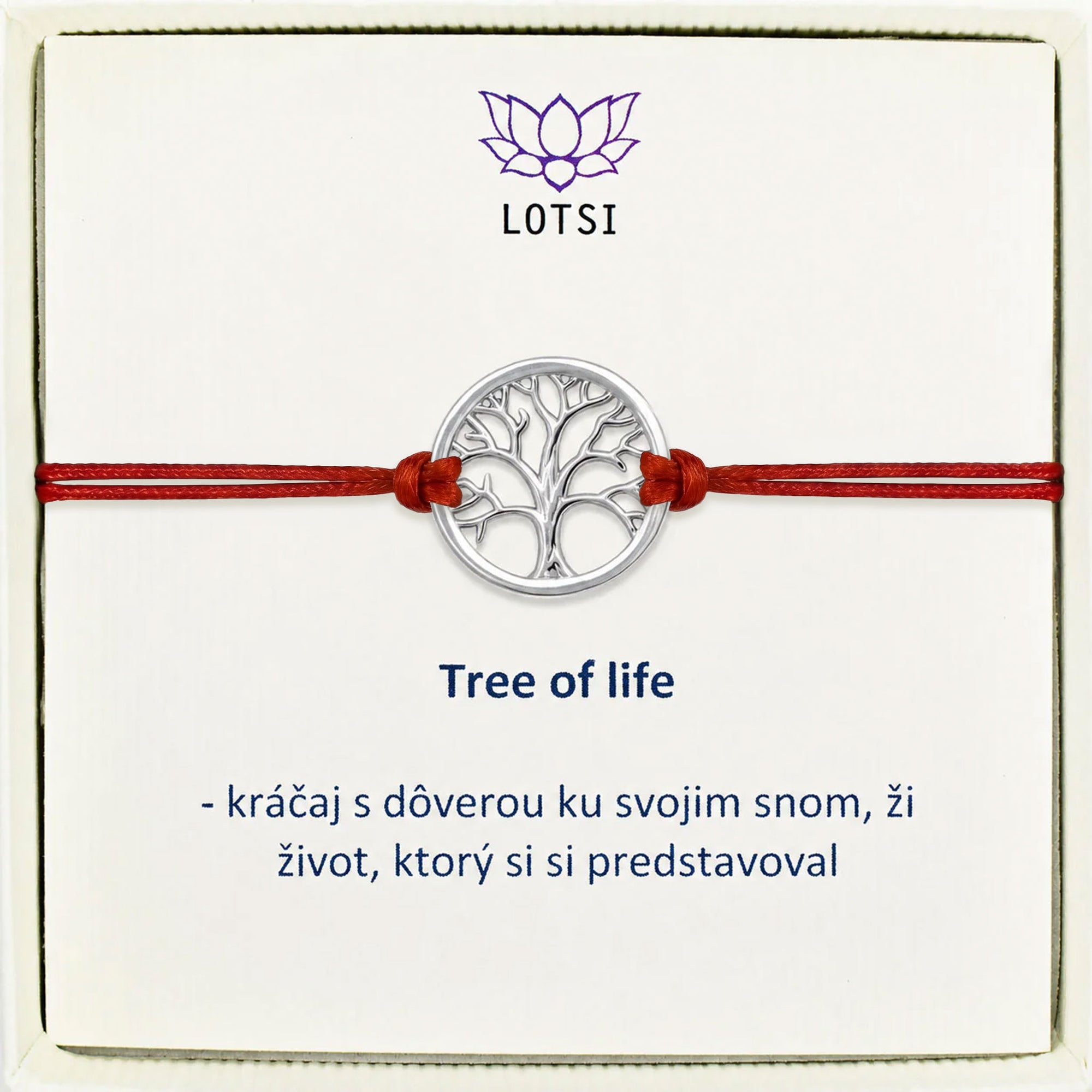 Silver bracelet Tree of life