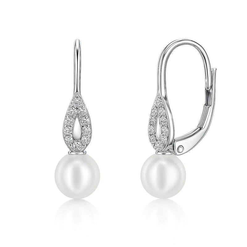 Silver earrings