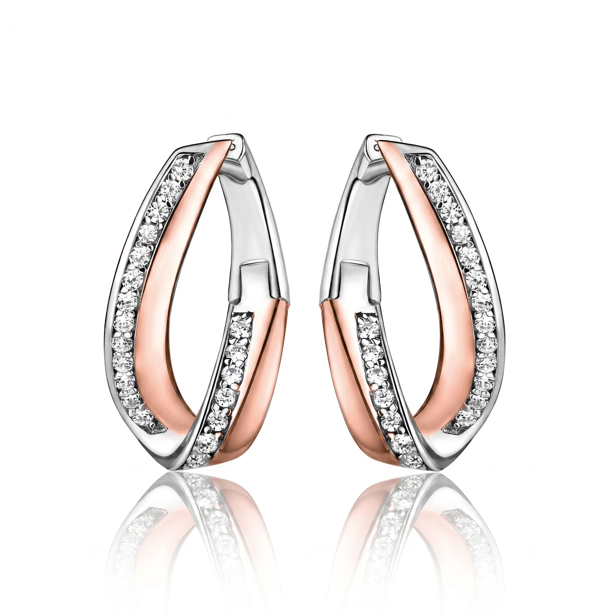 Silver earrings