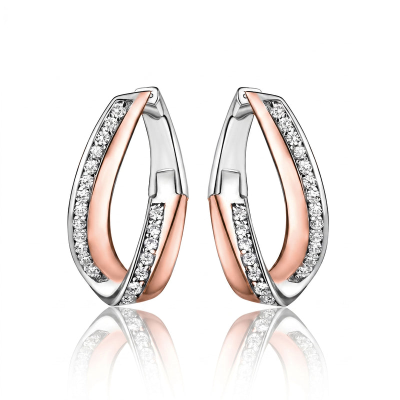 Silver earrings