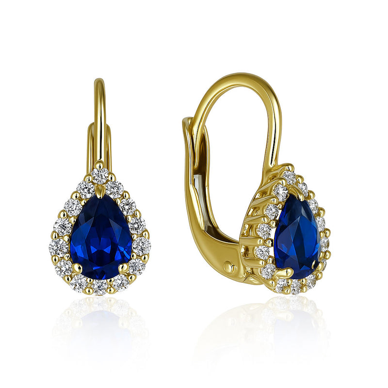 Gold earrings