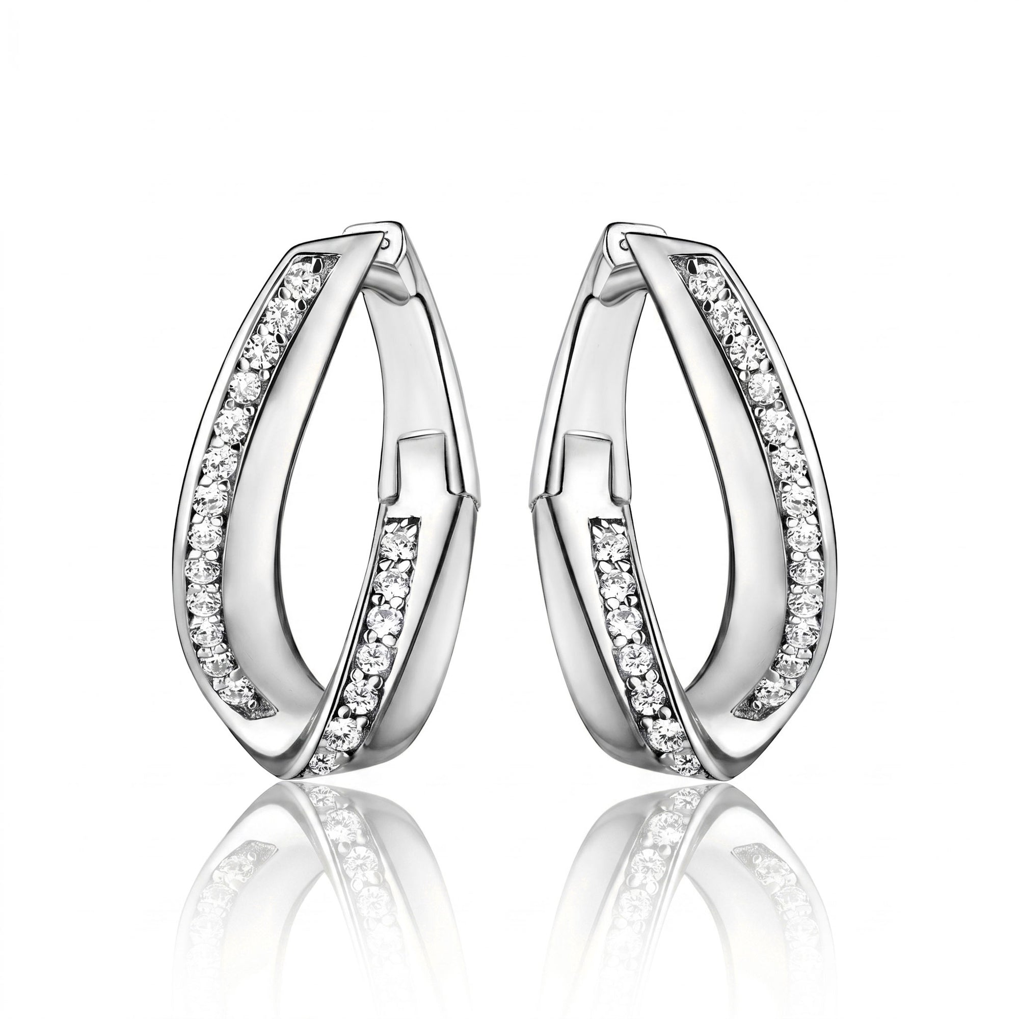 Silver earrings