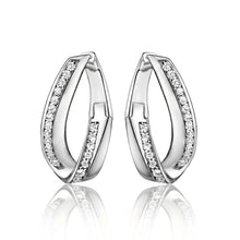 Silver earrings