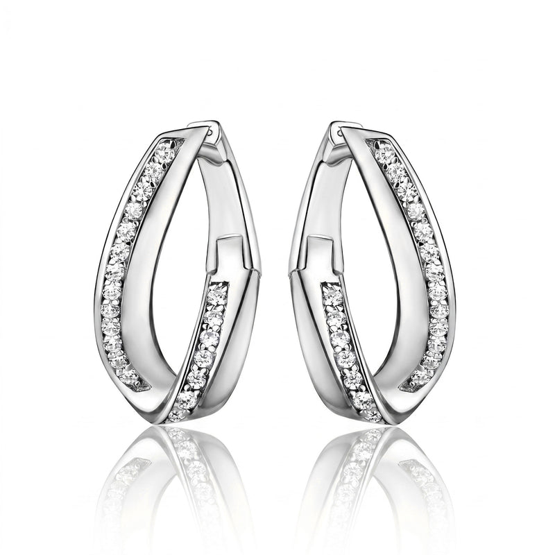 Silver earrings