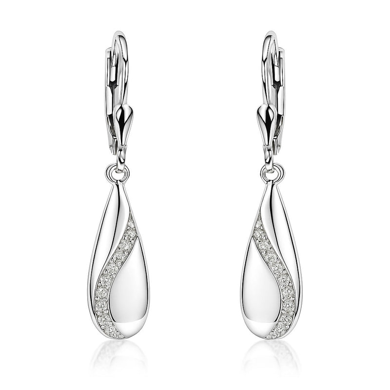 Silver earrings