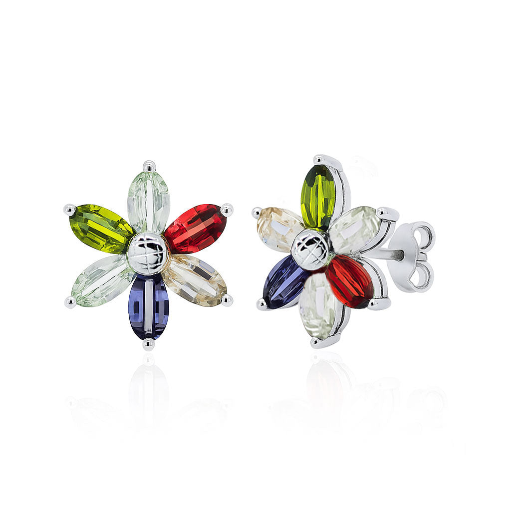 Silver earrings