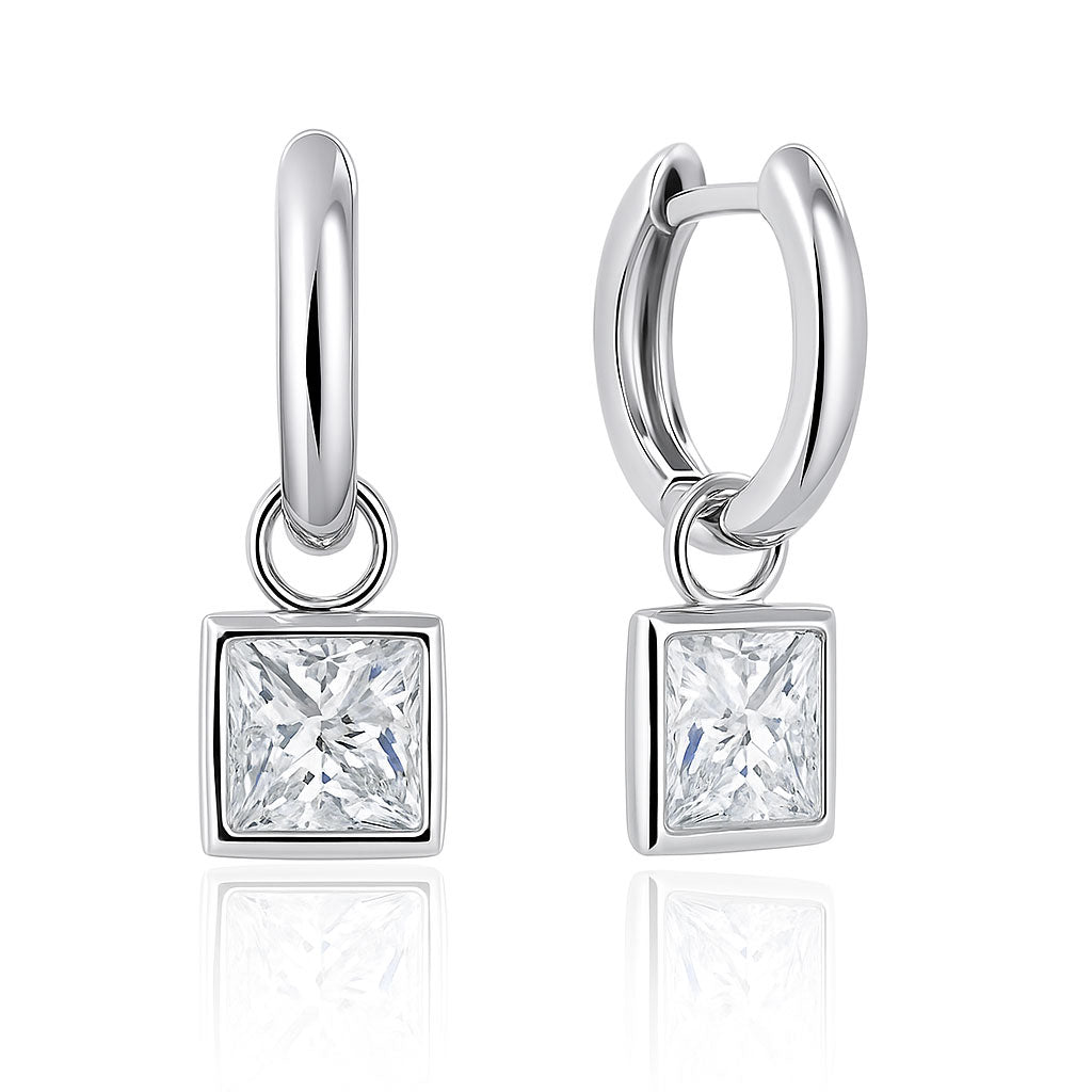 Silver earrings