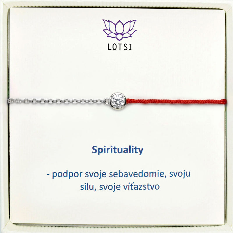 Silver Spirituality Bracelet