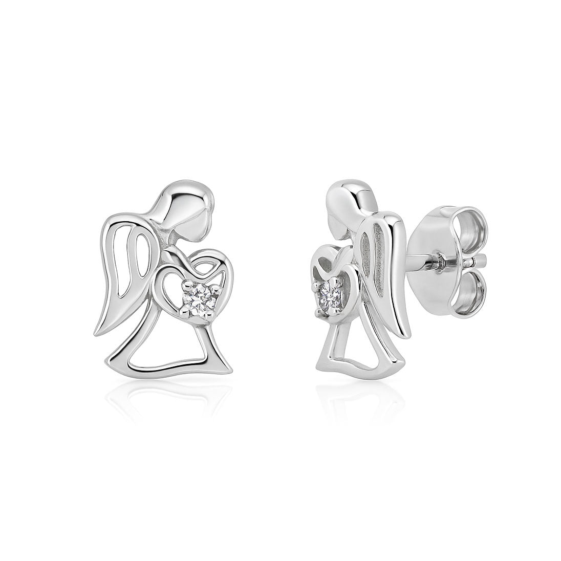 Silver earrings
