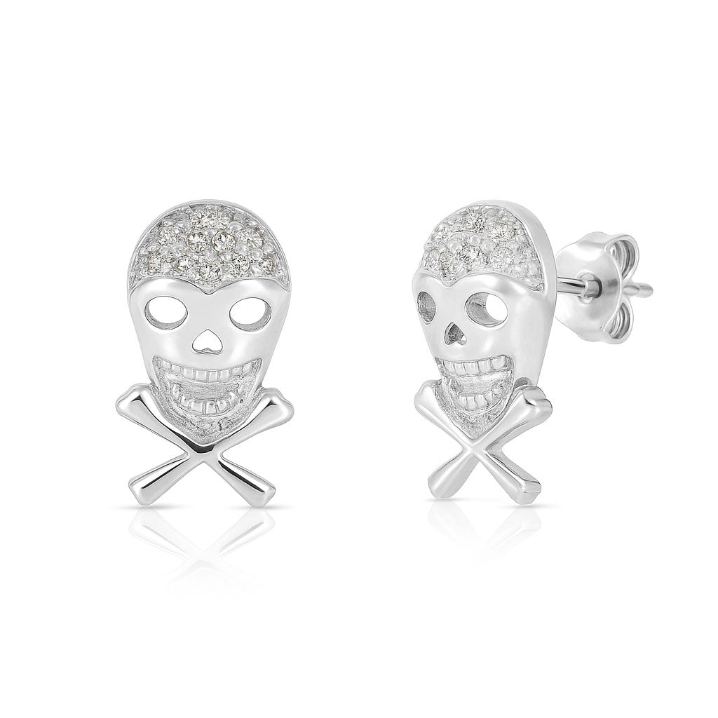 Silver earrings