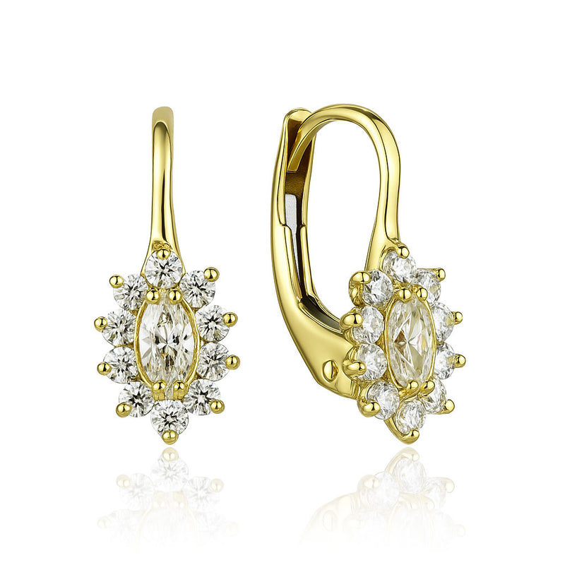 Gold earrings