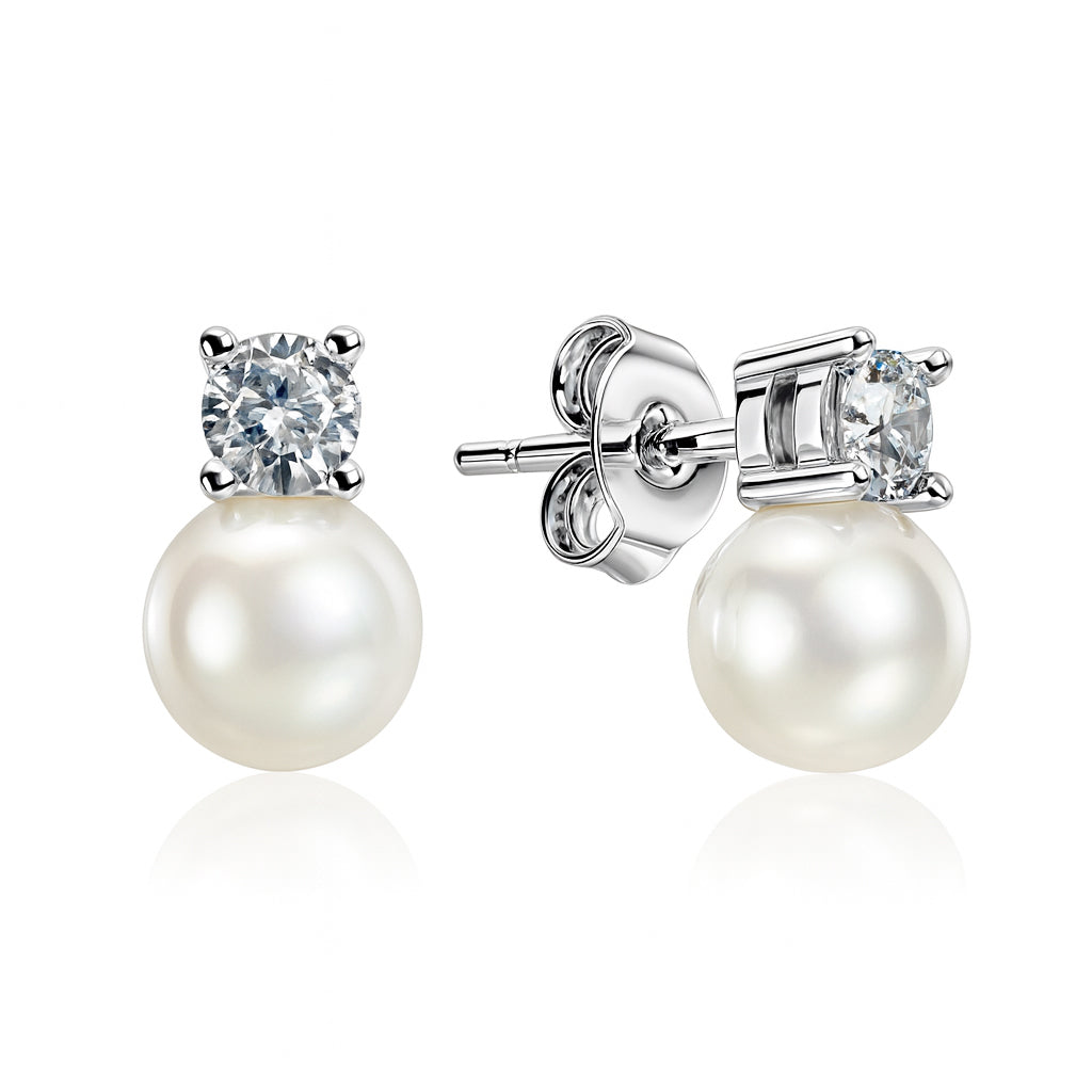 Silver earrings