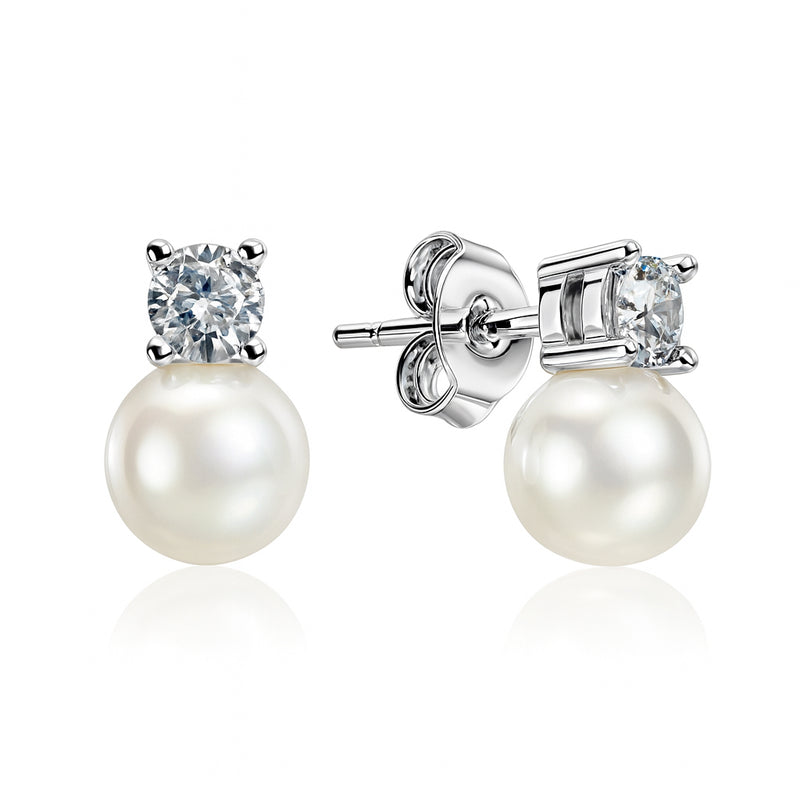 Silver earrings