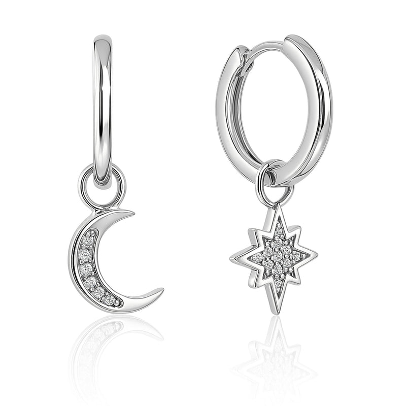 Silver earrings