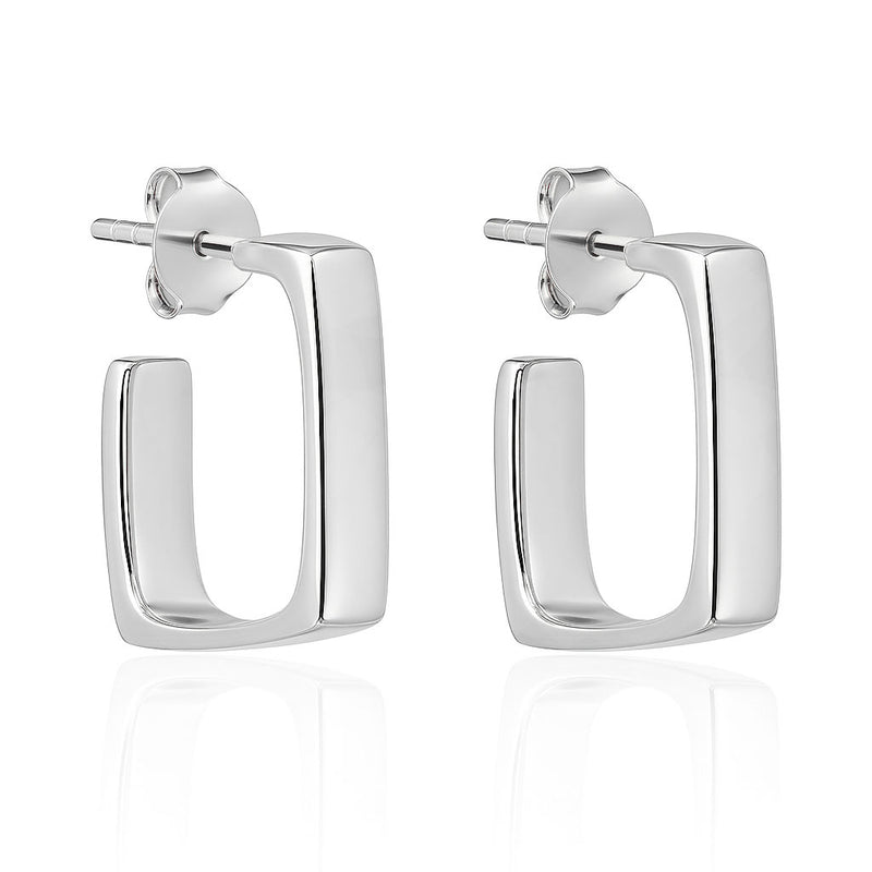 Silver earrings