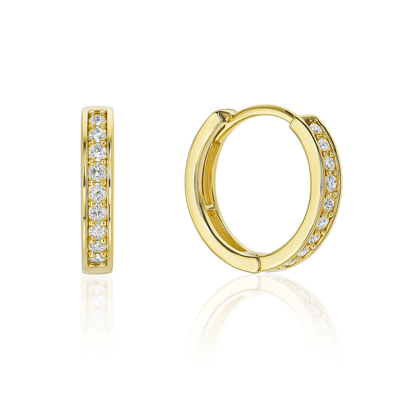 Gold earrings