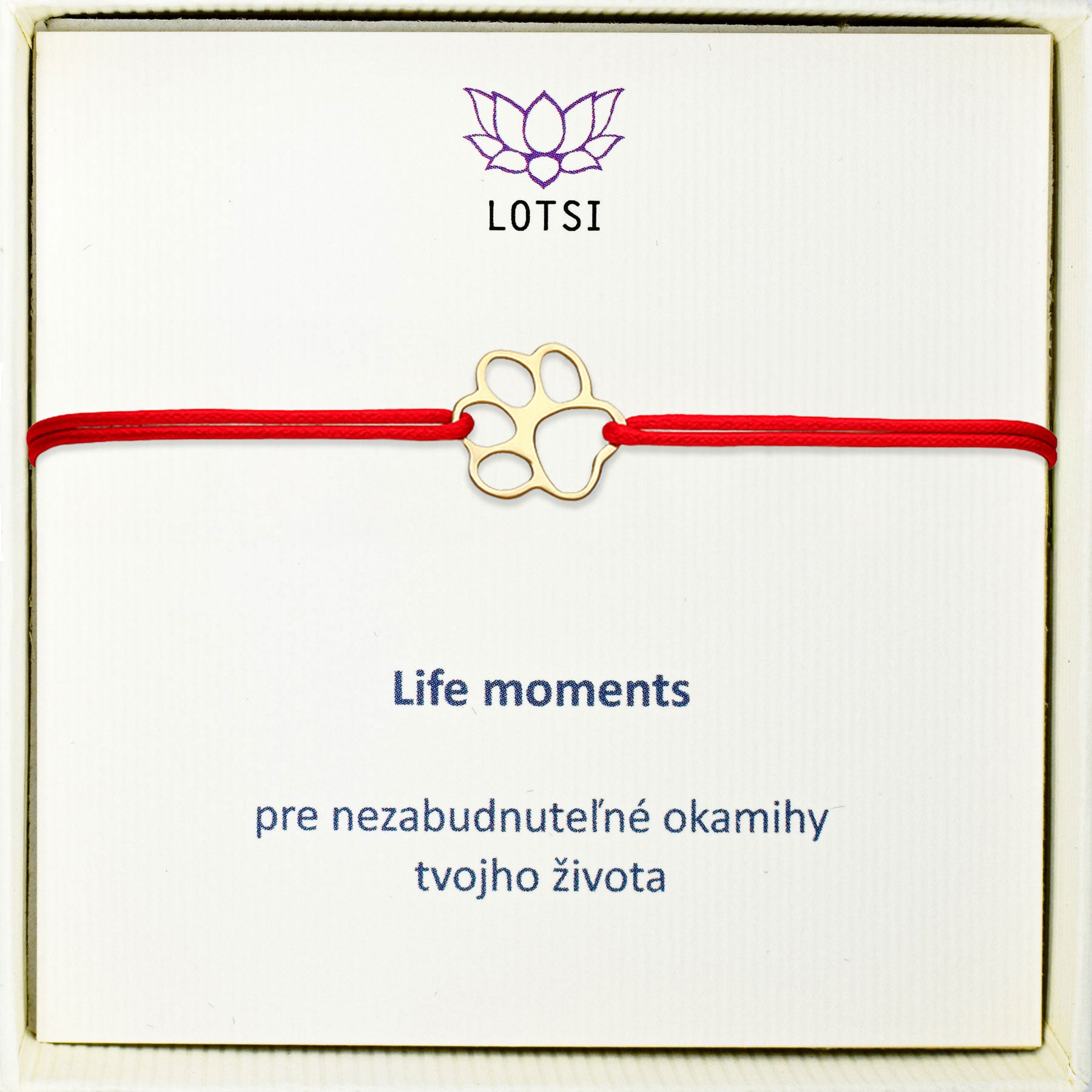 Life moments gold bracelet