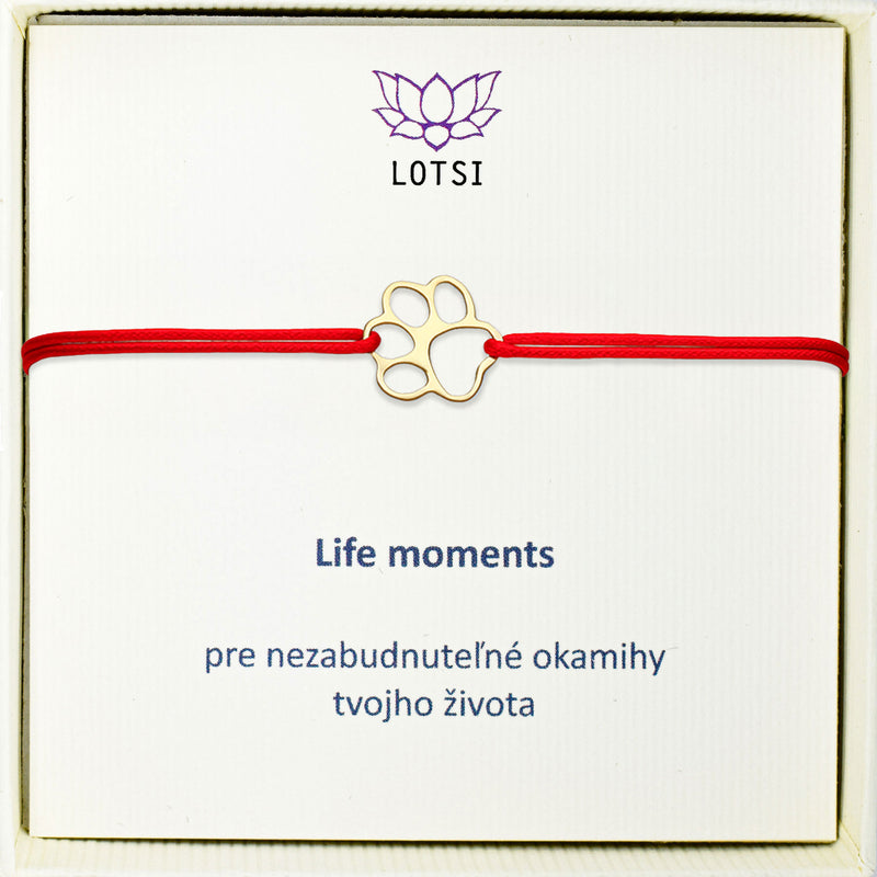 Life moments gold bracelet