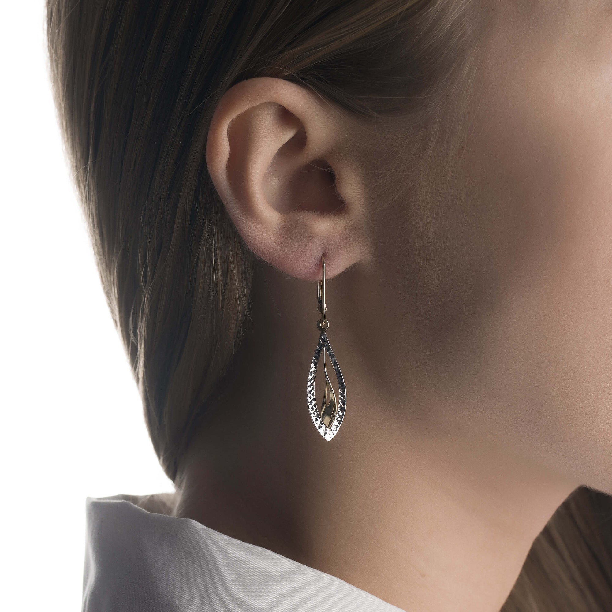 Gold earrings