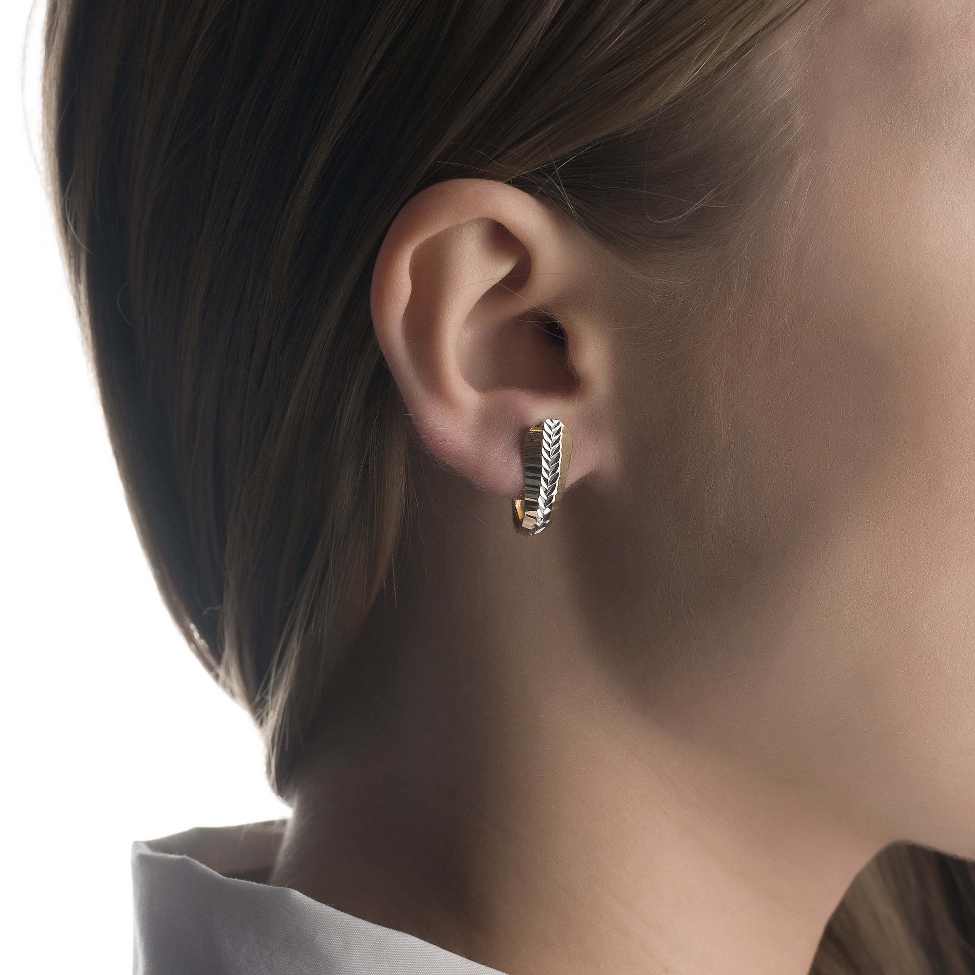 Gold earrings