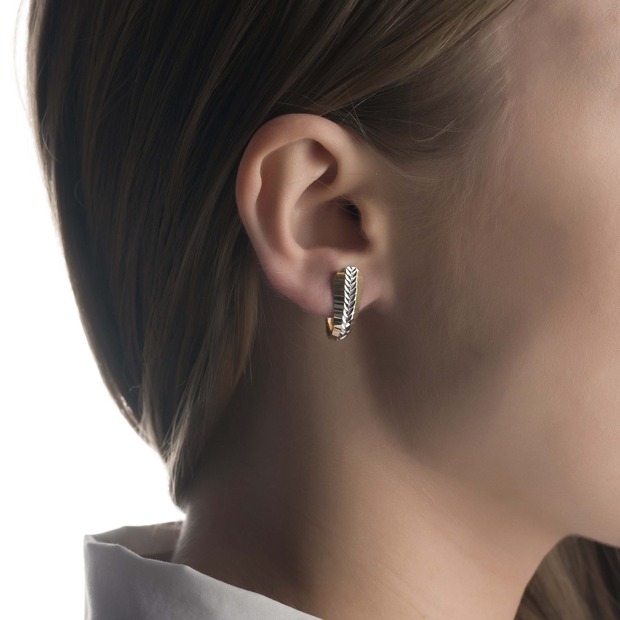 Gold earrings