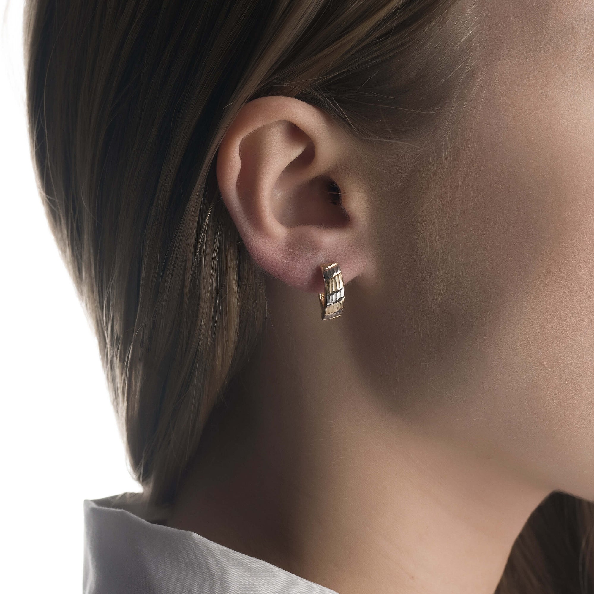 Gold earrings