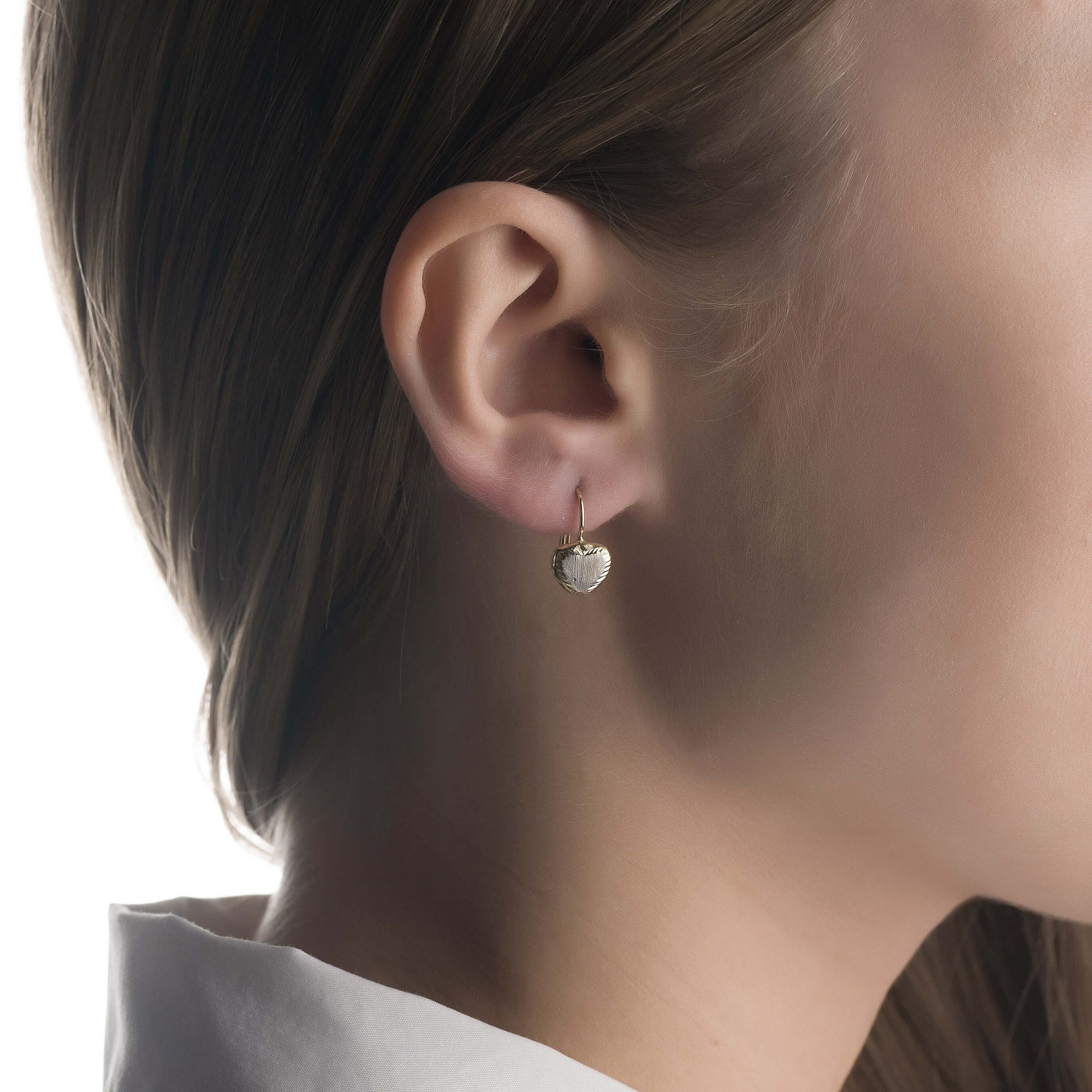 Gold earrings