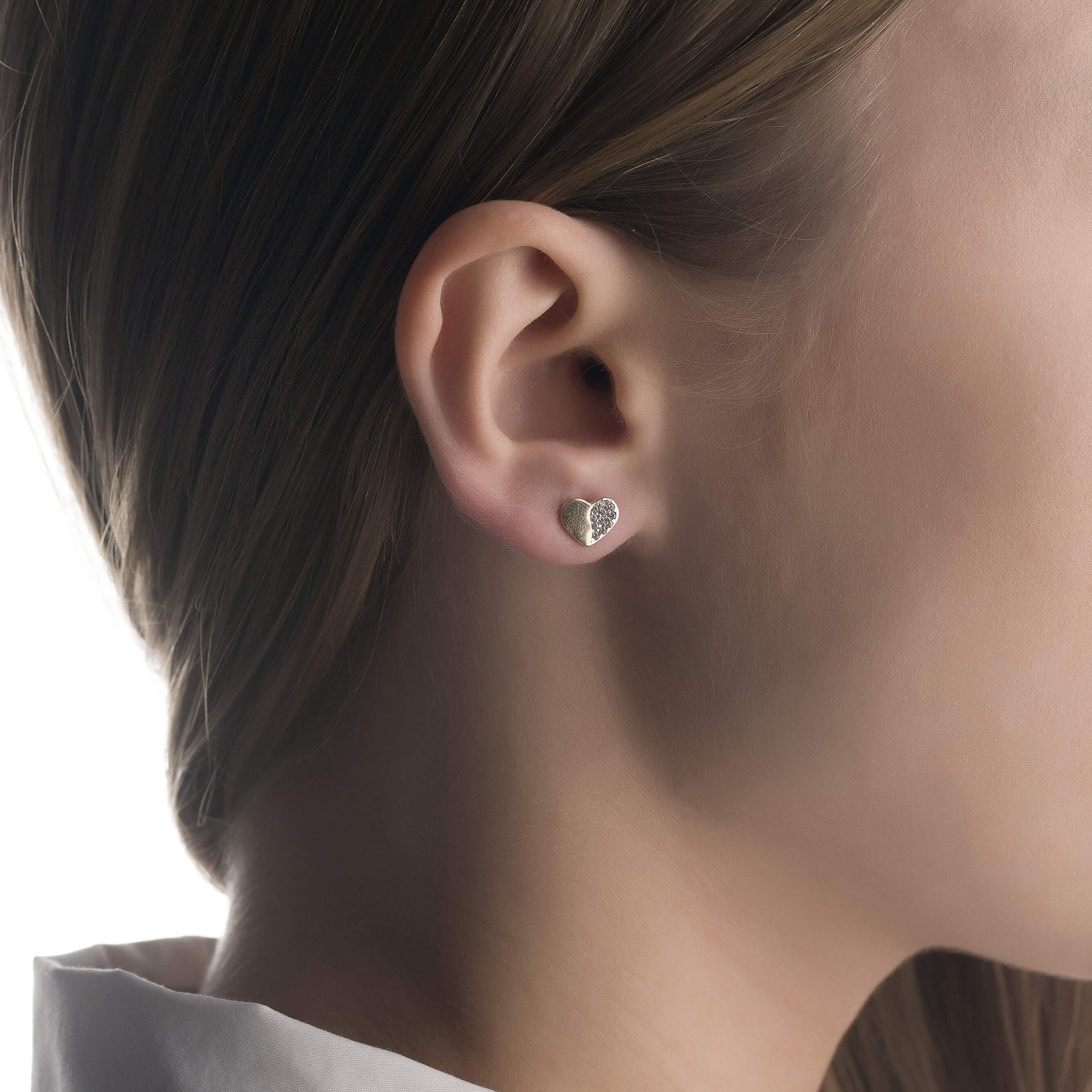 Gold earrings