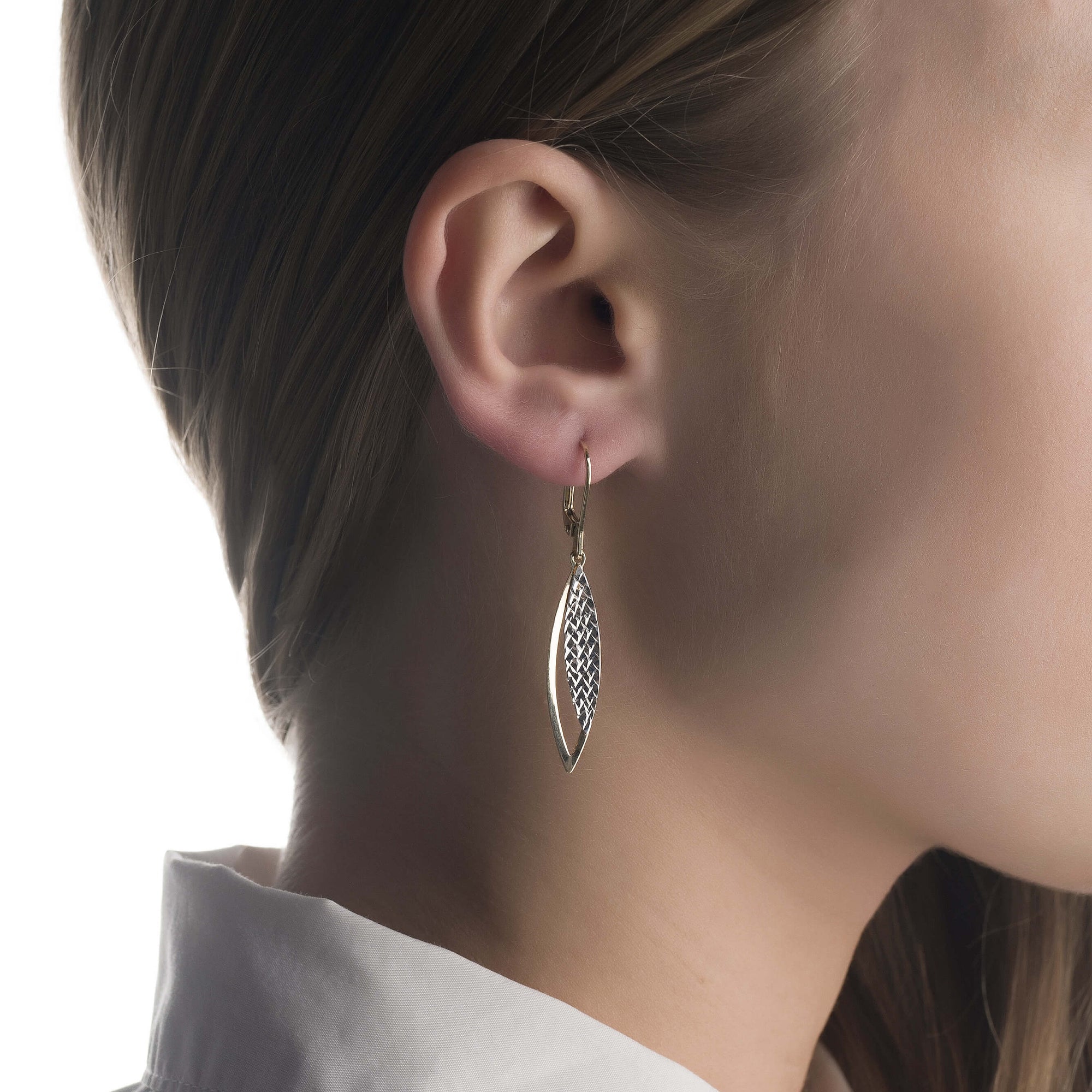 Gold earrings