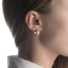 Gold earrings