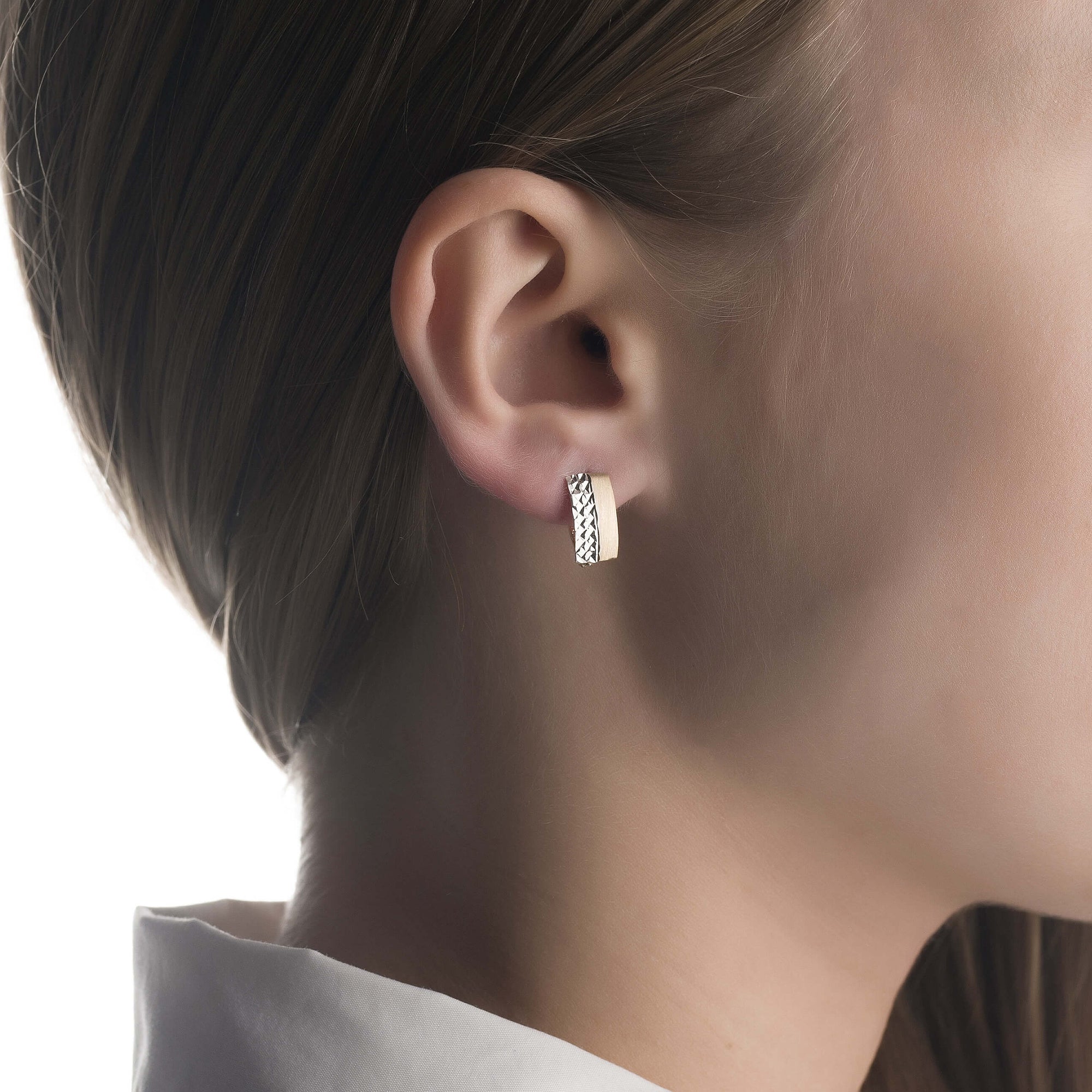 Gold earrings