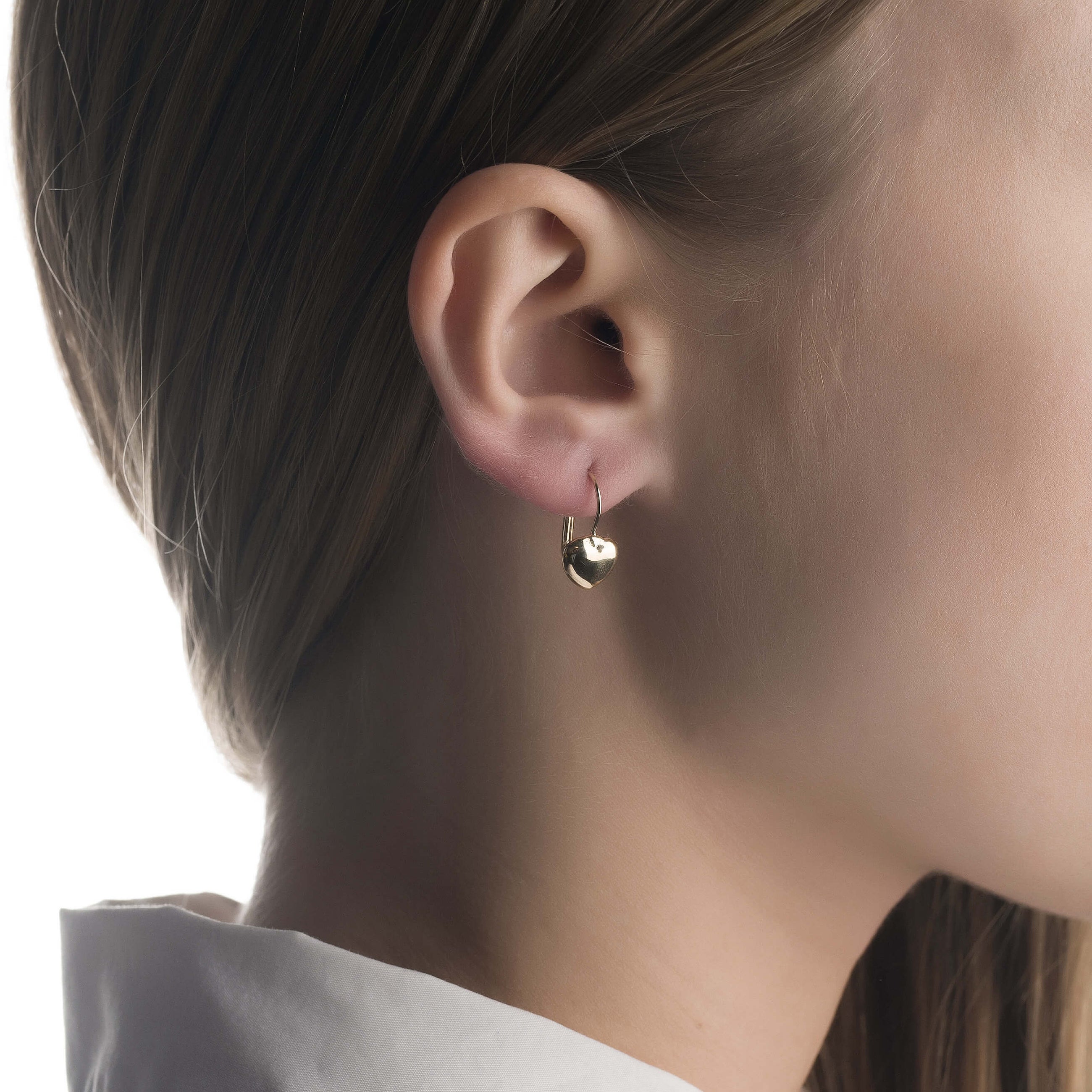 Gold earrings