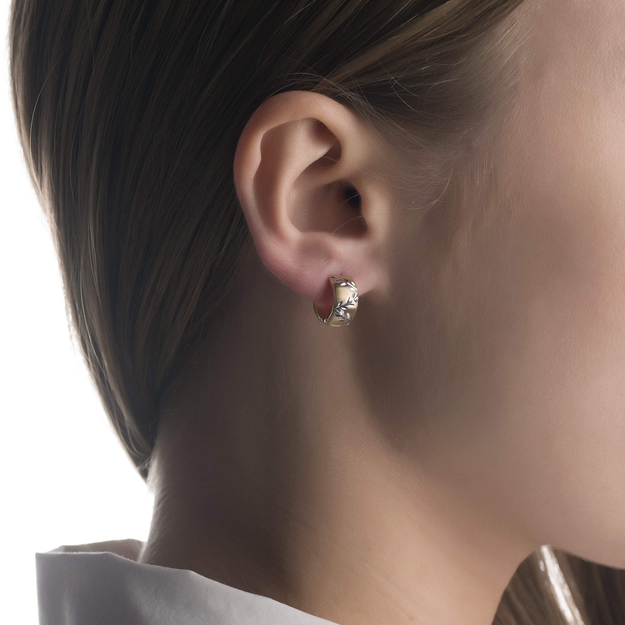 Gold earrings