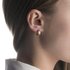Gold earrings