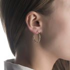 Gold earrings