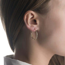 Gold earrings