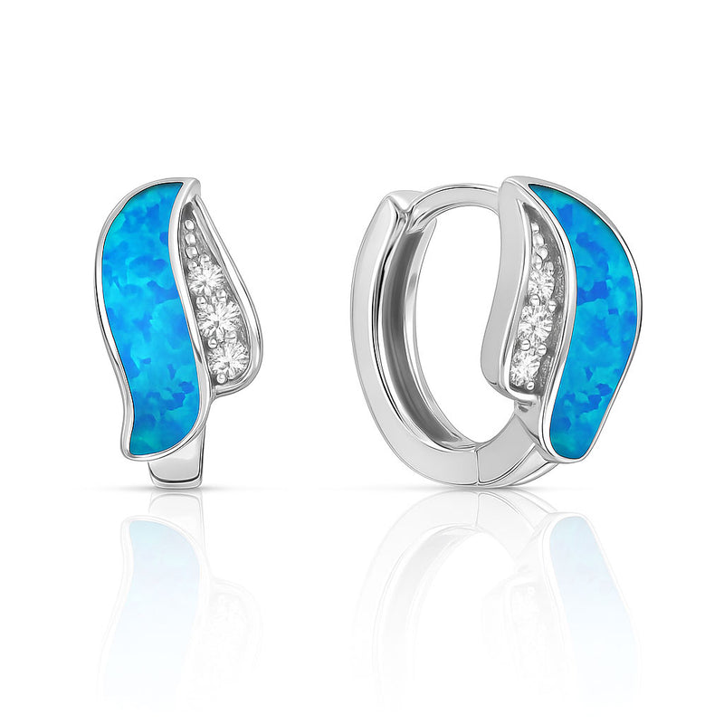 Silver earrings