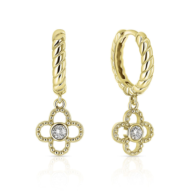 Silver earrings