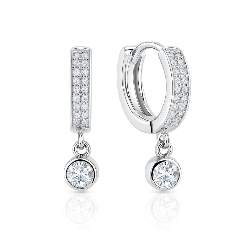 Silver earrings