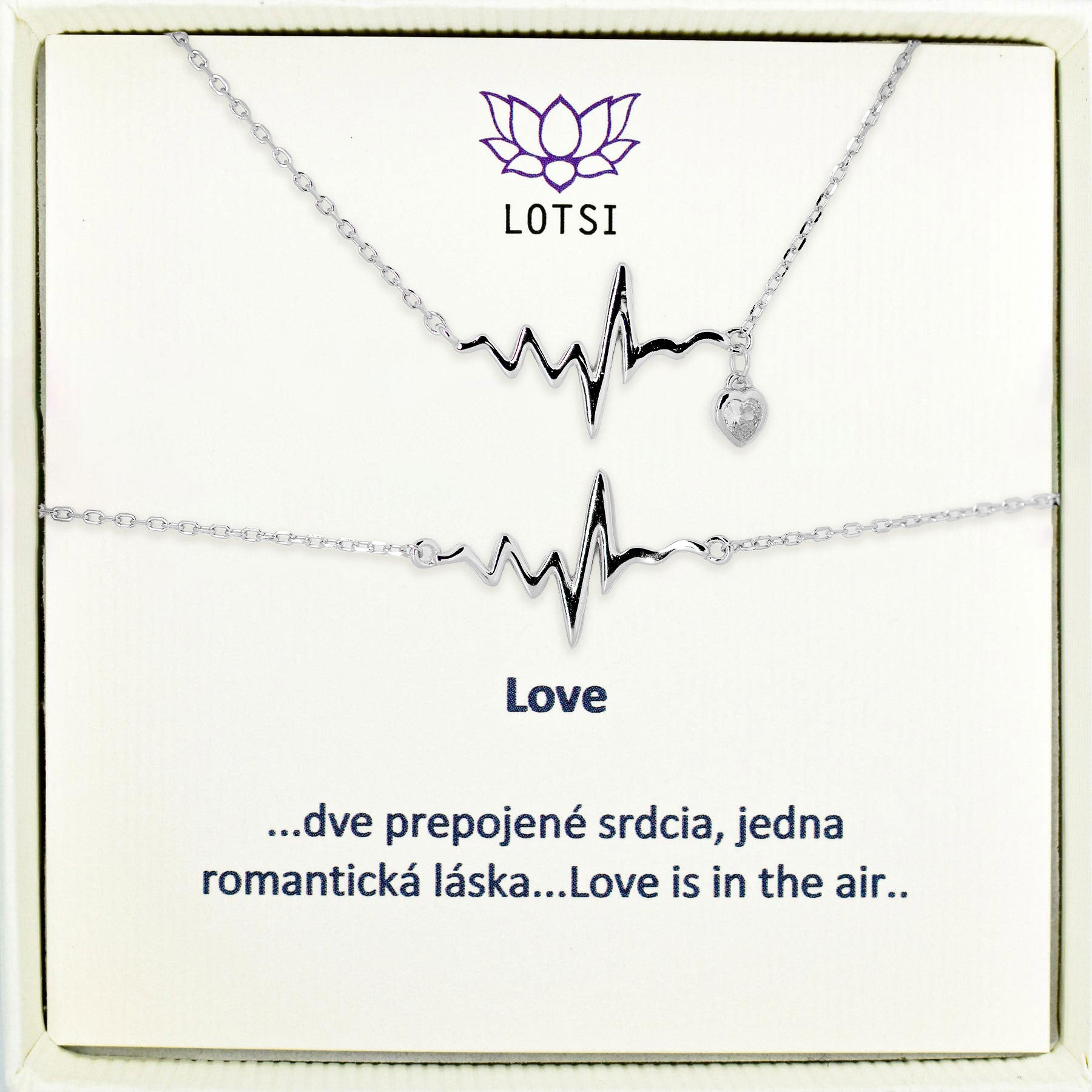 Silver set Love