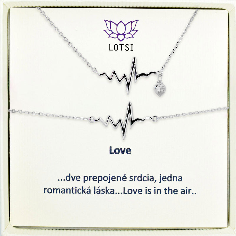 Silver set Love