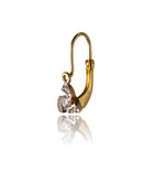 Gold earrings